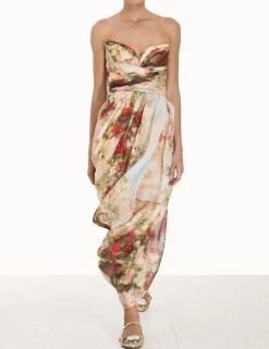 Online ZIMMERMANN Luminosity Strapless Midi