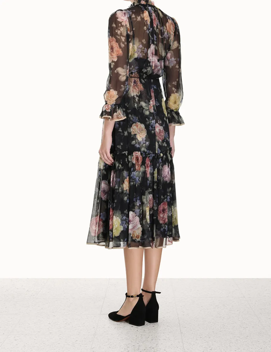 Clearance ZIMMERMANN Luminosity Tubular Midi Dress