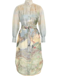 Outlet ZIMMERMANN Luminosity Twill Lace Dress