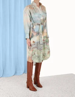 Outlet ZIMMERMANN Luminosity Twill Lace Dress