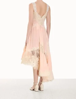 Outlet ZIMMERMANN Luminosity Velvet Lace Midi