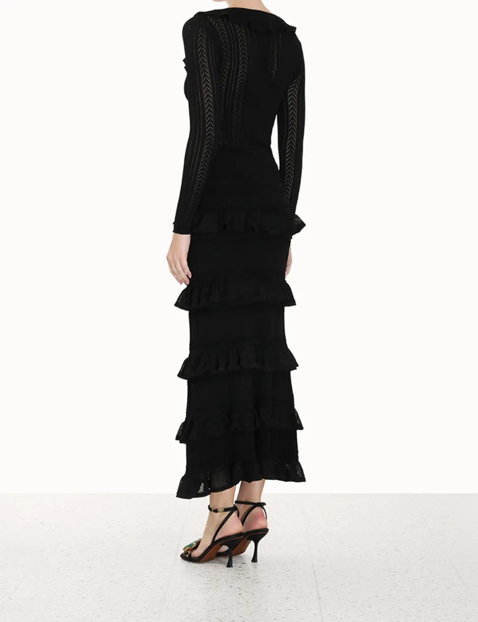 Outlet ZIMMERMANN Luminosity V-Neck Ruffle Top