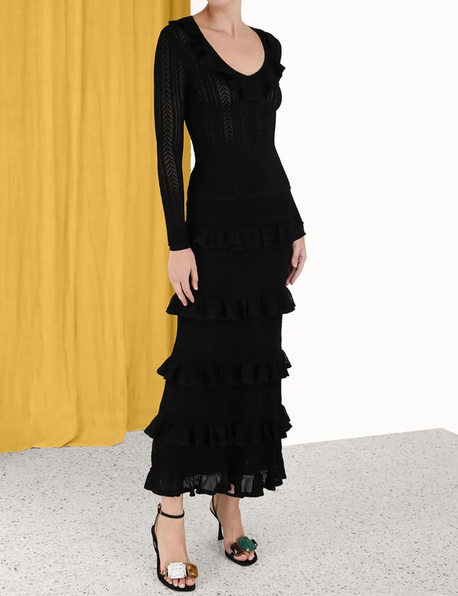 Best ZIMMERMANN Luminosity V-Neck Ruffle Top