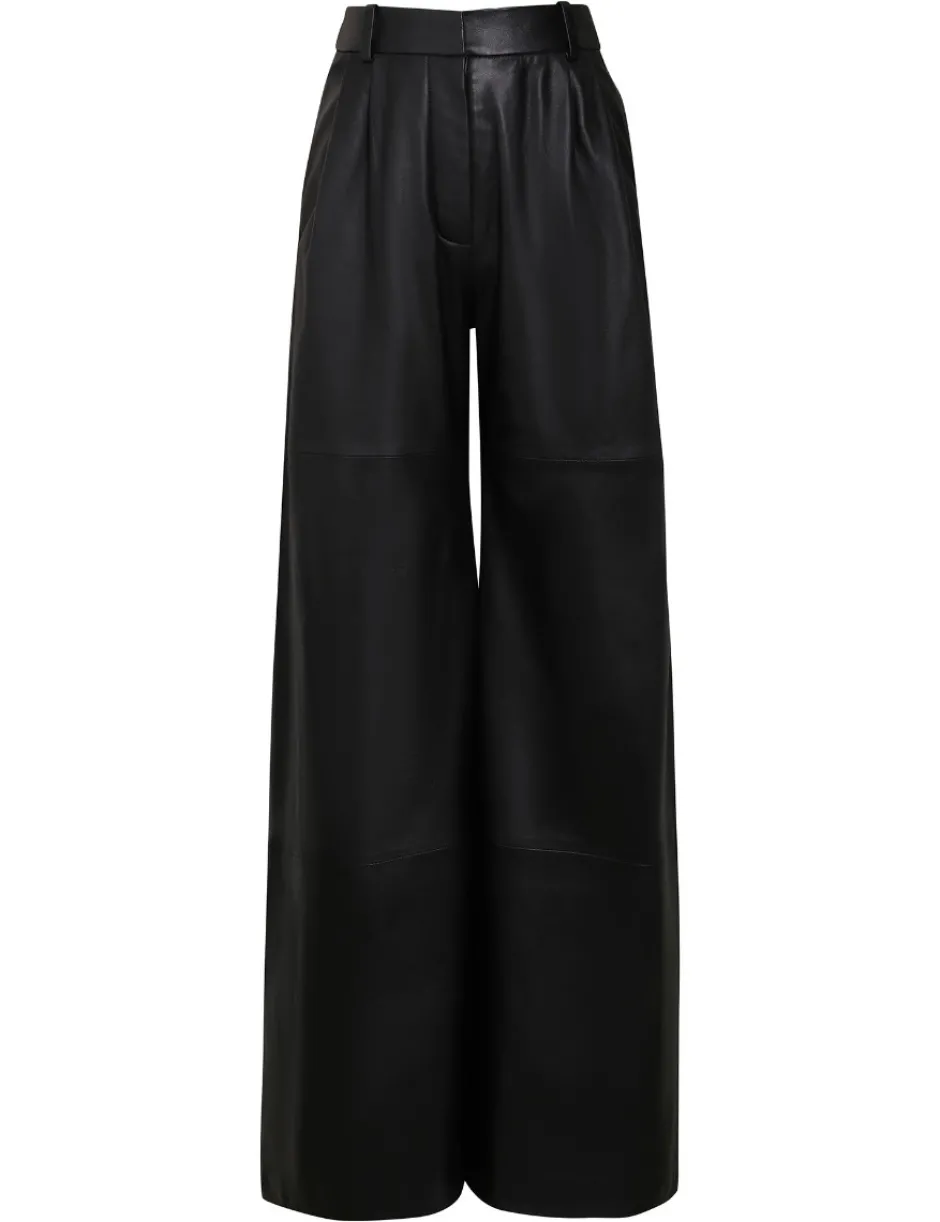 Discount ZIMMERMANN Luminosity Wide Leather Pant