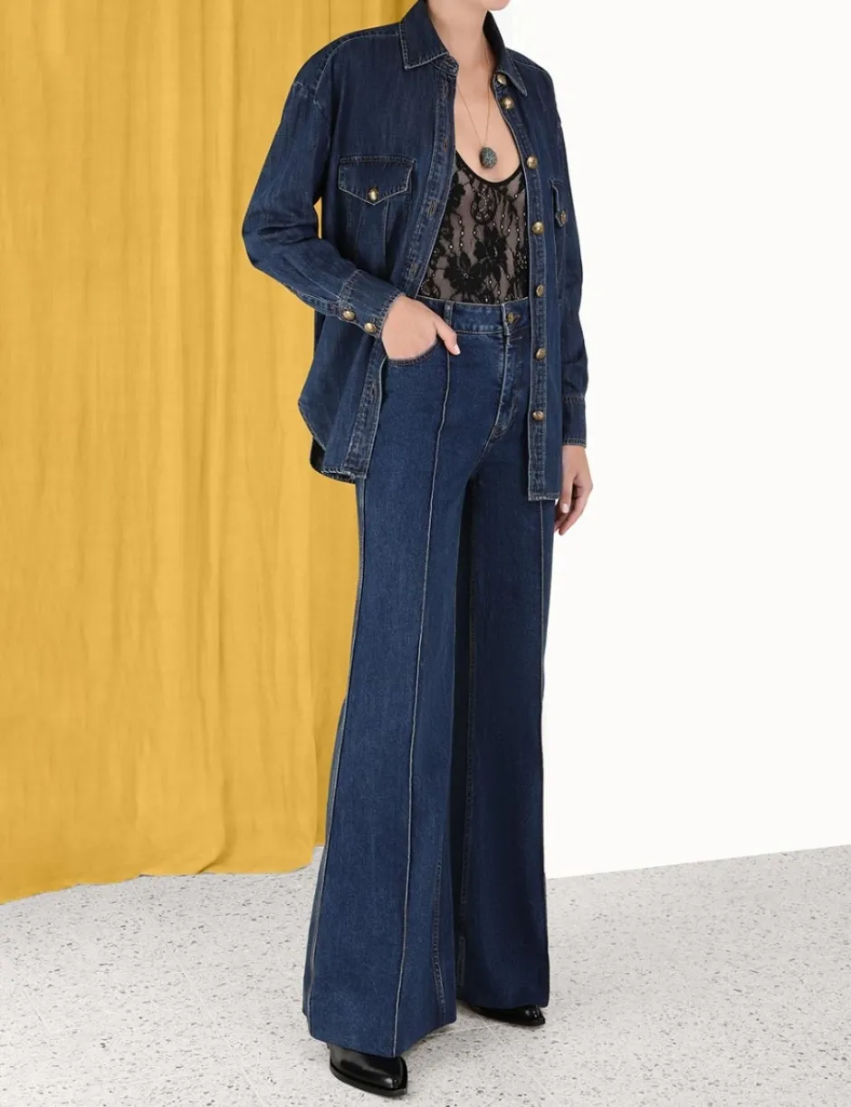 New ZIMMERMANN Luminosity Wide Leg Jean