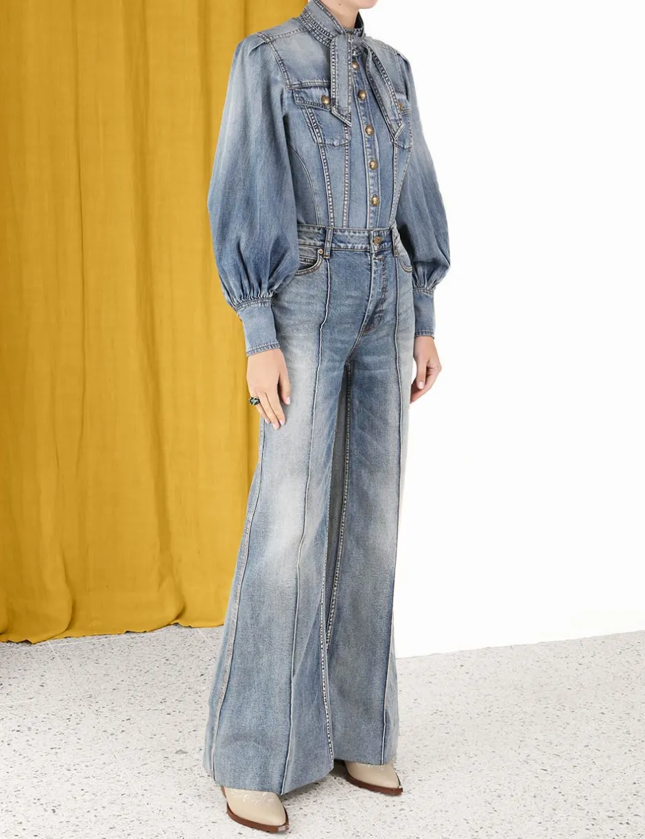Hot ZIMMERMANN Luminosity Wide Leg Jean