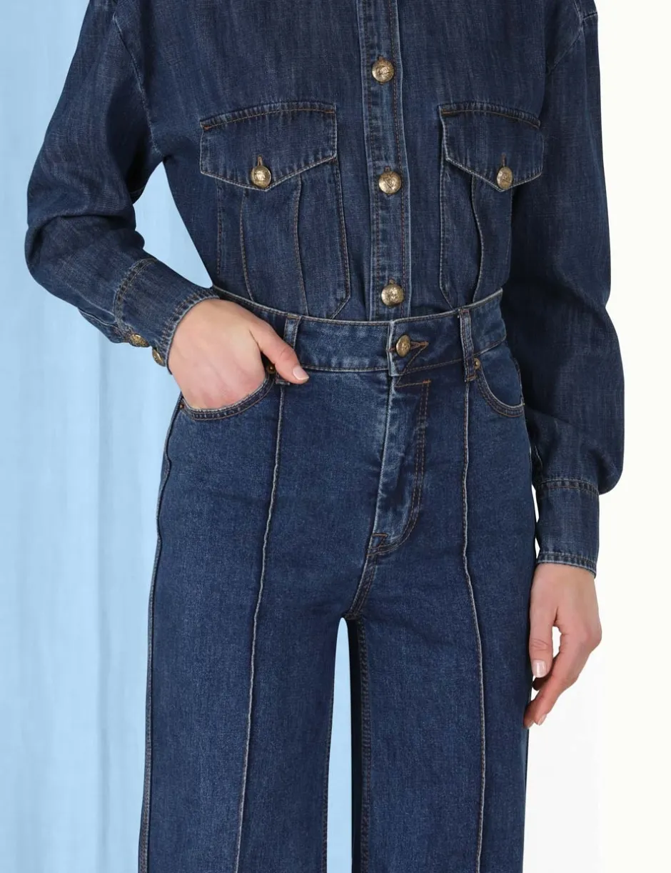 Clearance ZIMMERMANN Luminosity Wide Leg Jean