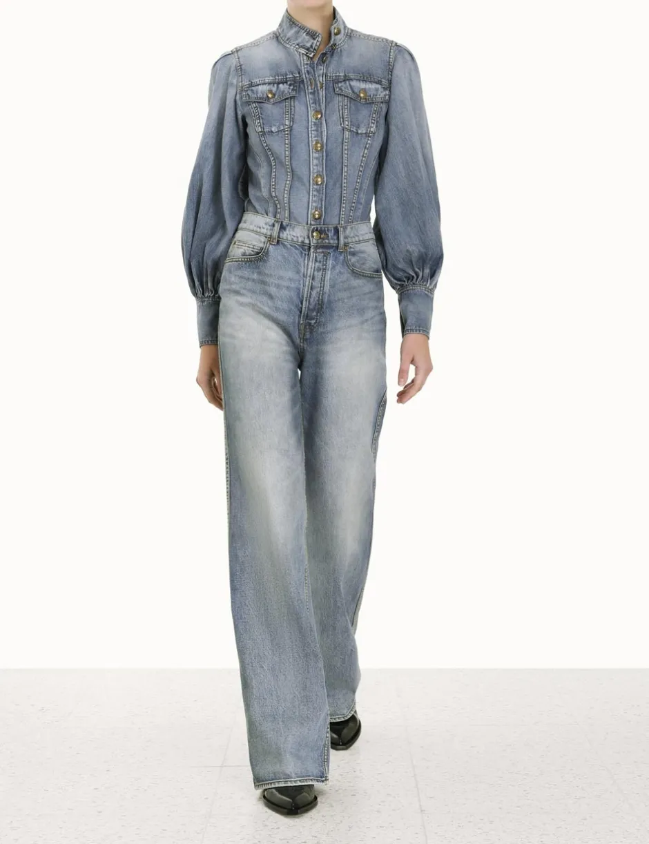 New ZIMMERMANN Luminosity Wide Straight Jean