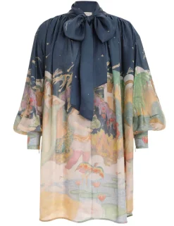 ZIMMERMANN Lyrical Barrel Mini Dress