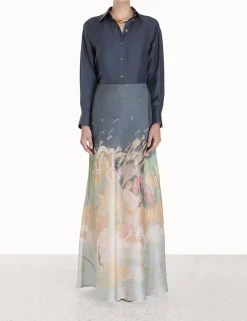 Hot ZIMMERMANN Lyrical Bias Flare Skirt
