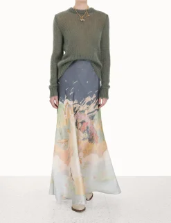Outlet ZIMMERMANN Lyrical Bias Flare Skirt