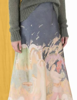 New ZIMMERMANN Lyrical Bias Flare Skirt