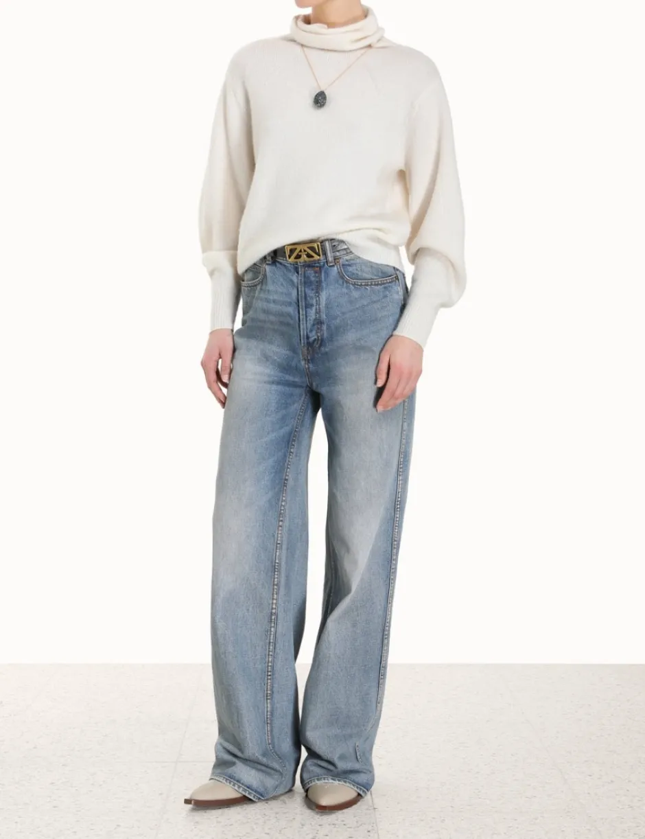 Hot ZIMMERMANN Lyrical Brushed Wool Sweater