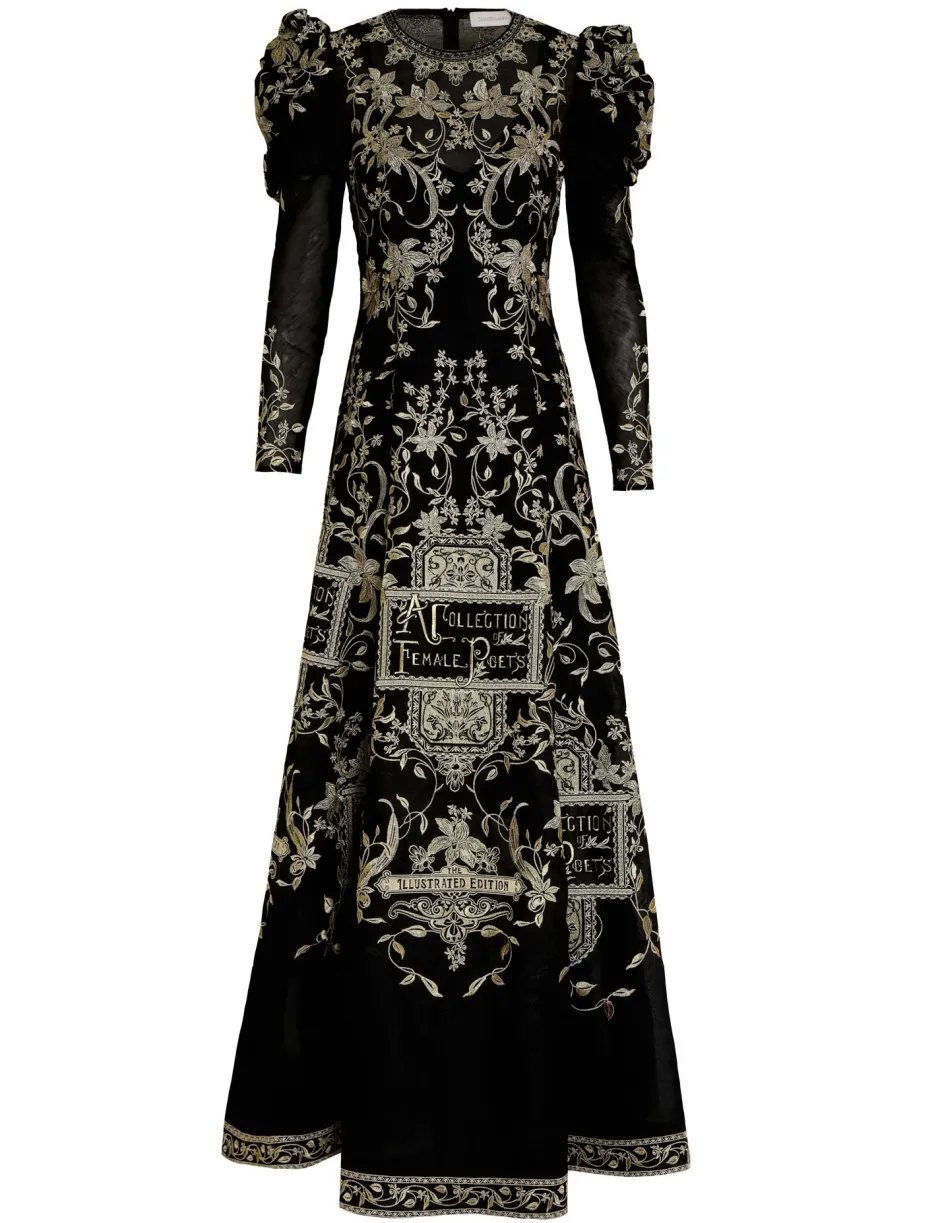 Sale ZIMMERMANN Lyrical Embroidery Midi Dress