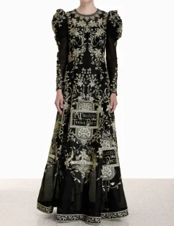 Sale ZIMMERMANN Lyrical Embroidery Midi Dress