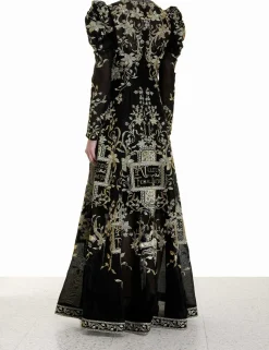 Sale ZIMMERMANN Lyrical Embroidery Midi Dress