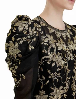 Sale ZIMMERMANN Lyrical Embroidery Midi Dress