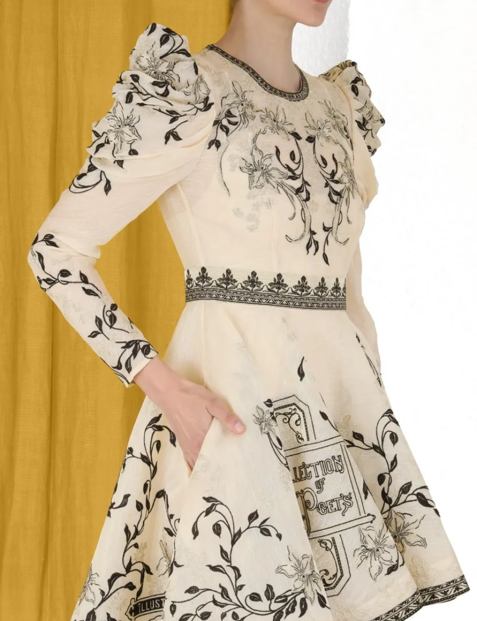 Online ZIMMERMANN Lyrical Embroidery Mini Dress