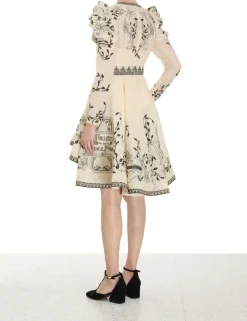Sale ZIMMERMANN Lyrical Embroidery Mini Dress