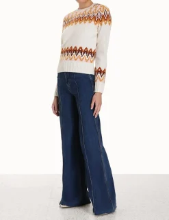 Sale ZIMMERMANN Lyrical Fair Isle Sweater