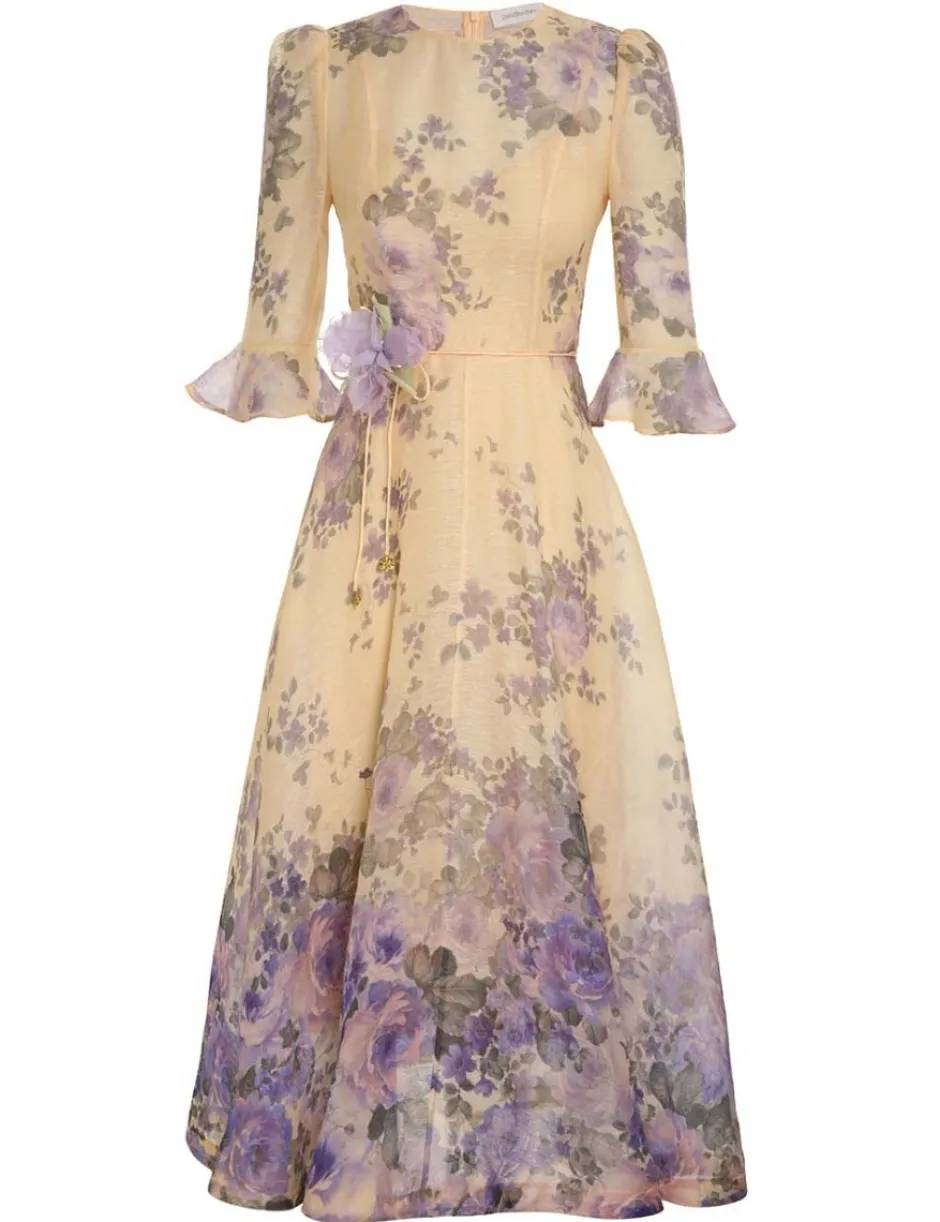 Outlet ZIMMERMANN Lyrical Flare Sleeve Midi