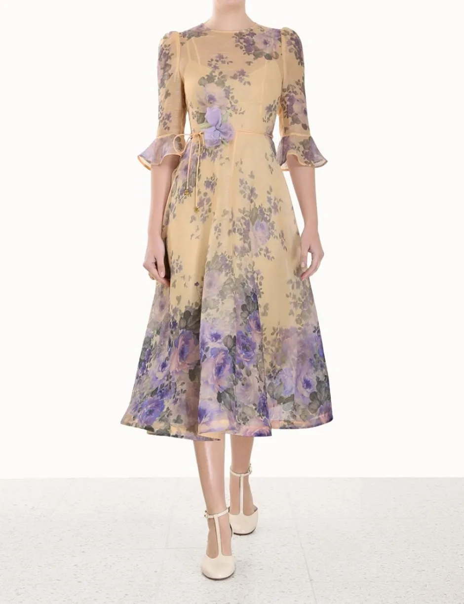 Outlet ZIMMERMANN Lyrical Flare Sleeve Midi