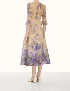 Outlet ZIMMERMANN Lyrical Flare Sleeve Midi