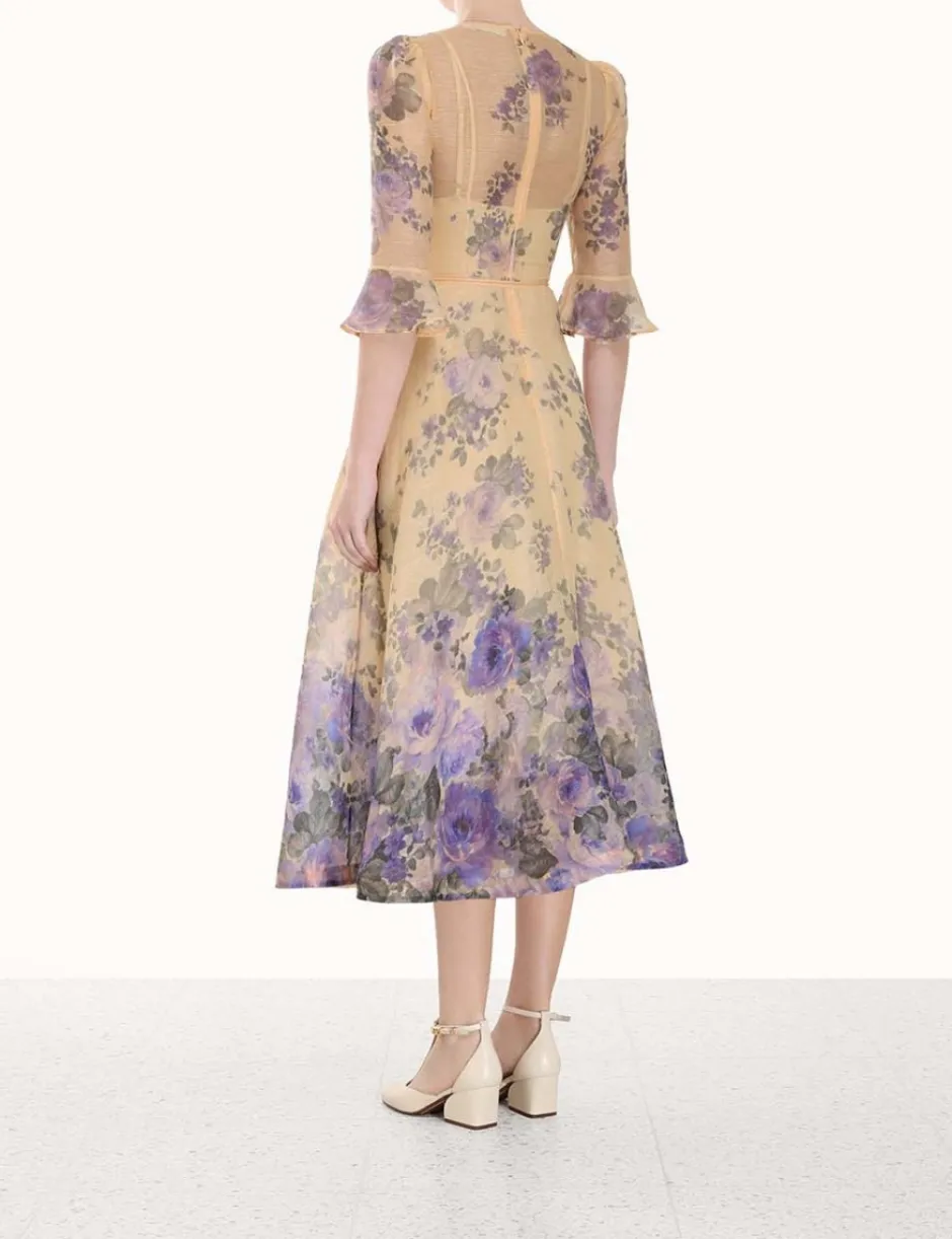 Outlet ZIMMERMANN Lyrical Flare Sleeve Midi