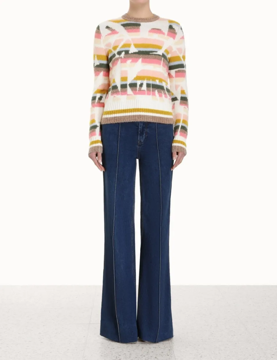 New ZIMMERMANN Lyrical Jacquard Sweater