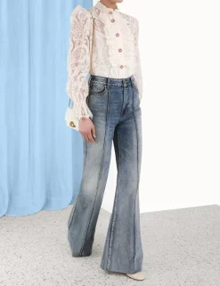 Clearance ZIMMERMANN Lyrical Lace Blouse