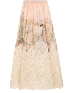 Clearance ZIMMERMANN Lyrical Lace Midi Skirt
