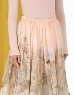 Clearance ZIMMERMANN Lyrical Lace Midi Skirt