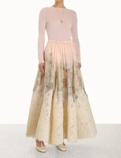 Sale ZIMMERMANN Lyrical Lace Midi Skirt