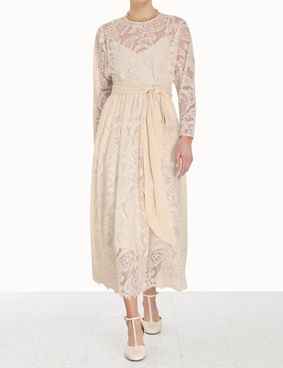 ZIMMERMANN Lyrical Lace Tie Midi