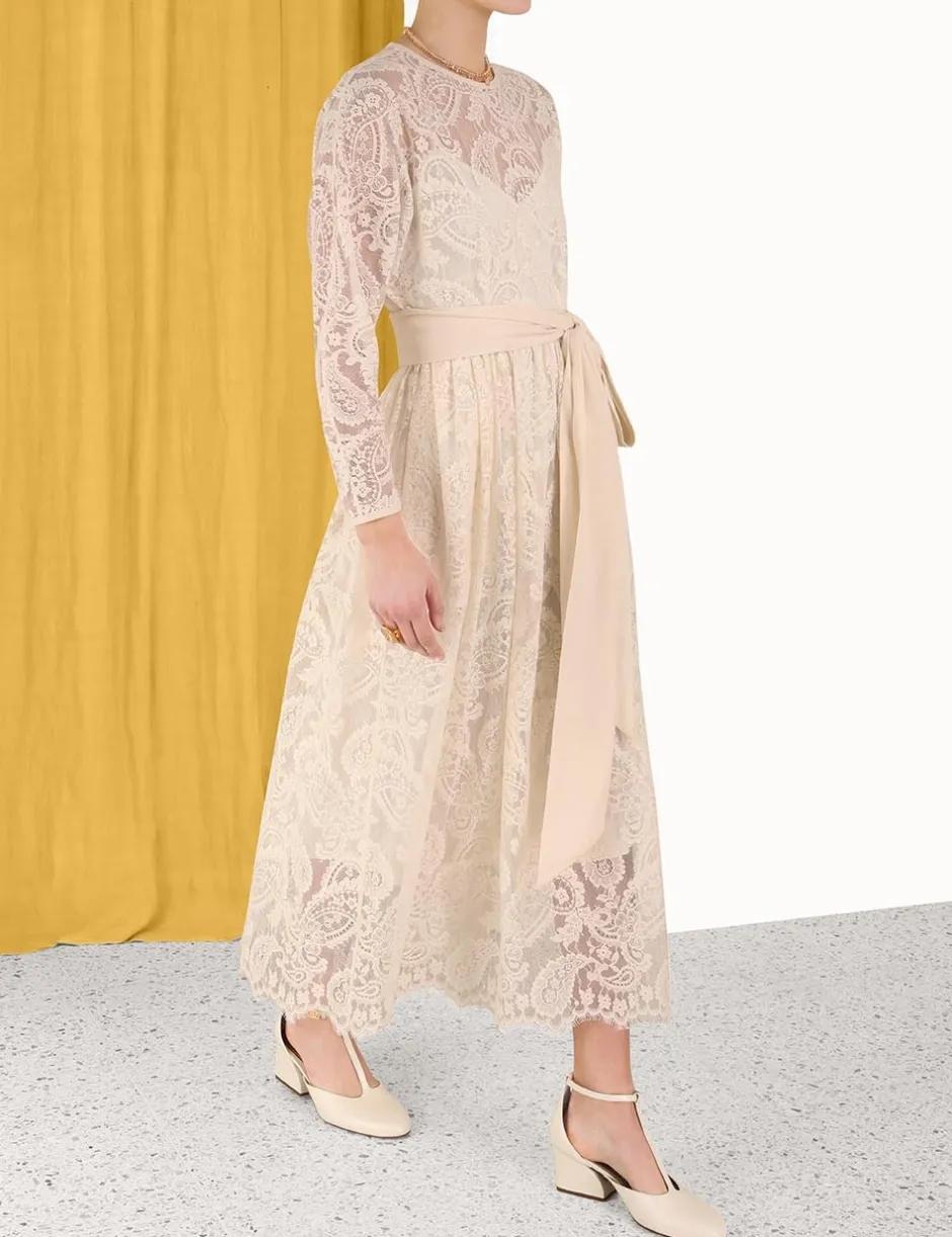 ZIMMERMANN Lyrical Lace Tie Midi