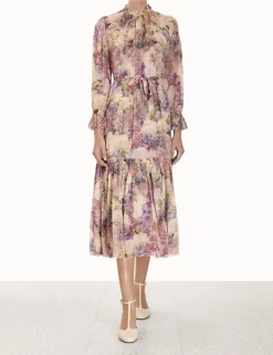 Sale ZIMMERMANN Lyrical Lantern Midi Dress