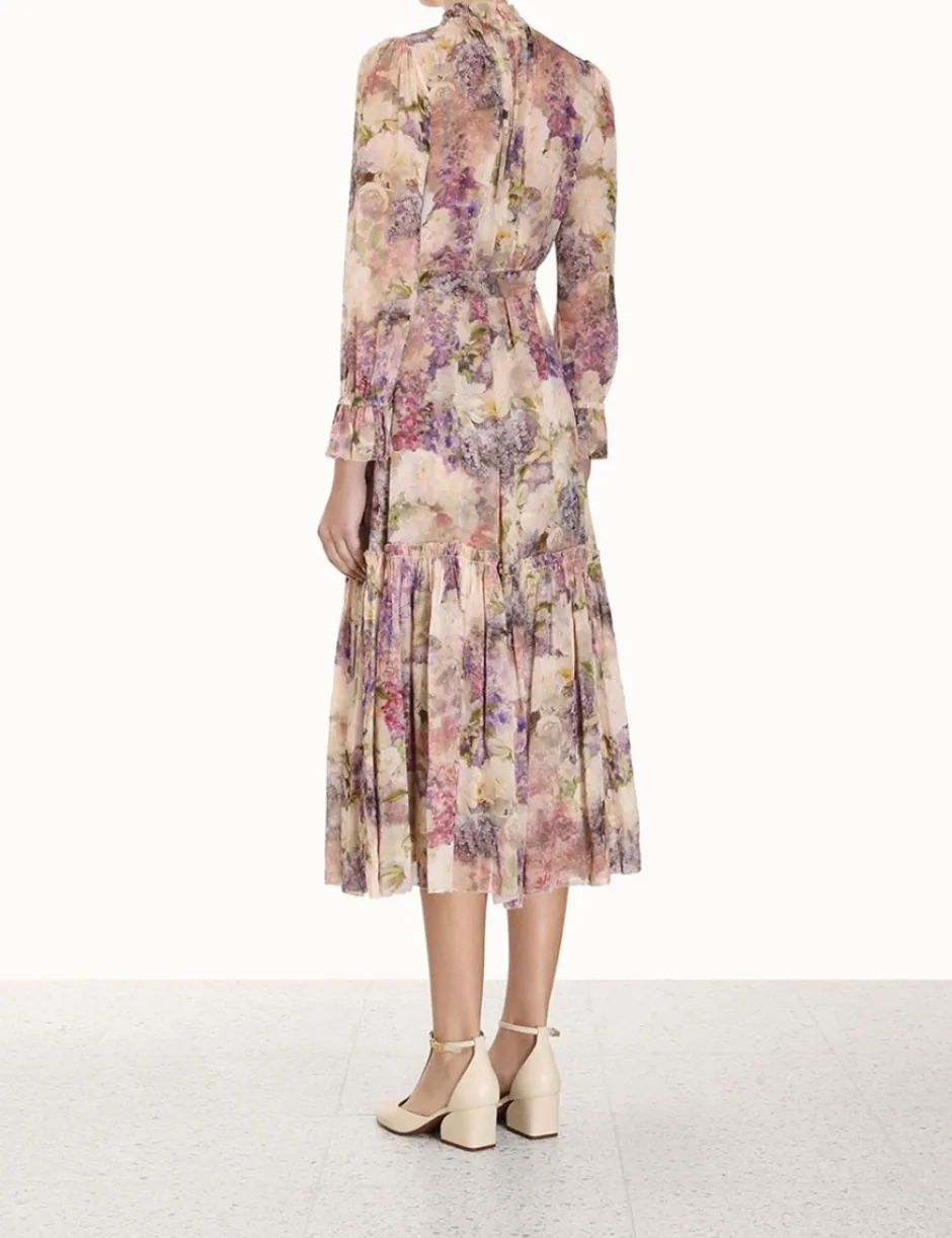 Sale ZIMMERMANN Lyrical Lantern Midi Dress