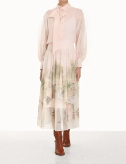 Clearance ZIMMERMANN Lyrical Midi Dress