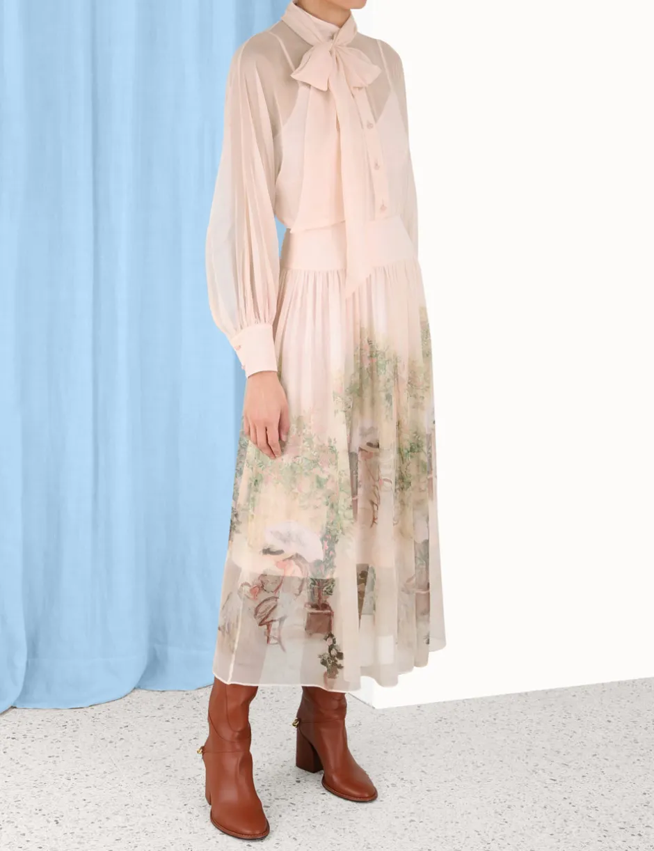 Clearance ZIMMERMANN Lyrical Midi Dress