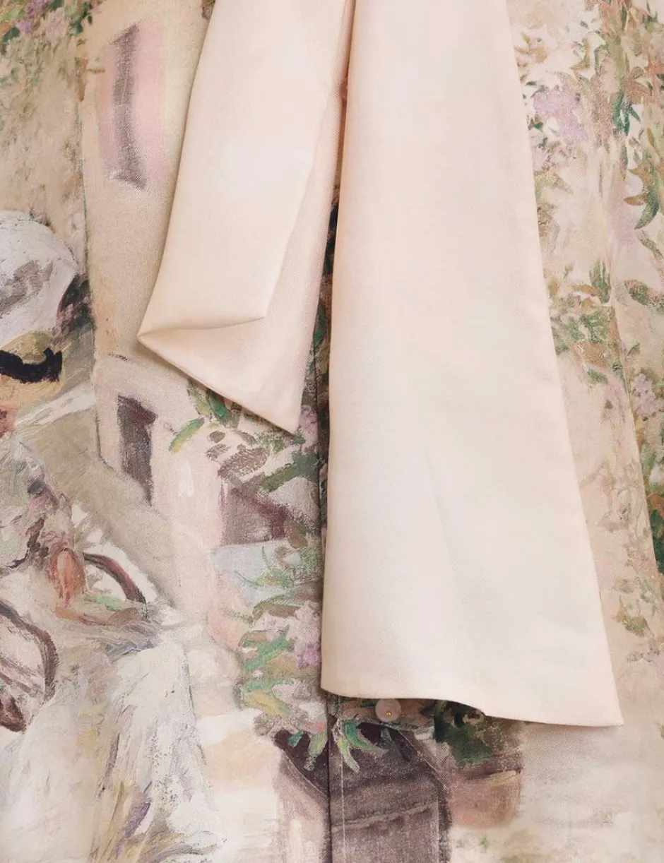 Hot ZIMMERMANN Lyrical Neck Tie Blouse