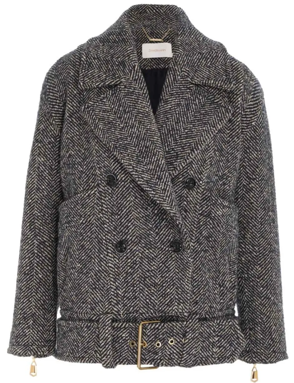 Clearance ZIMMERMANN Lyrical Oversized Biker Jacket