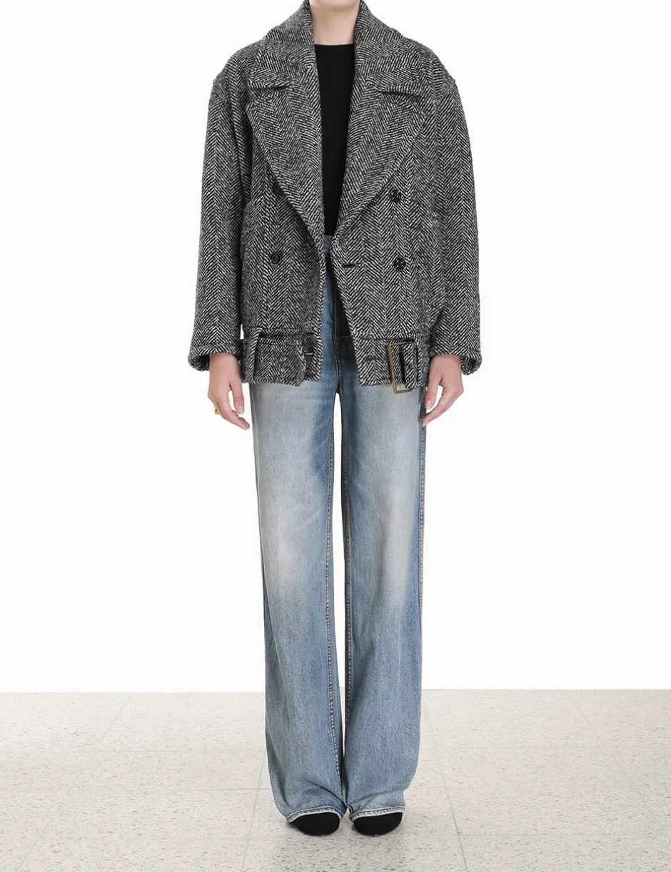 Clearance ZIMMERMANN Lyrical Oversized Biker Jacket