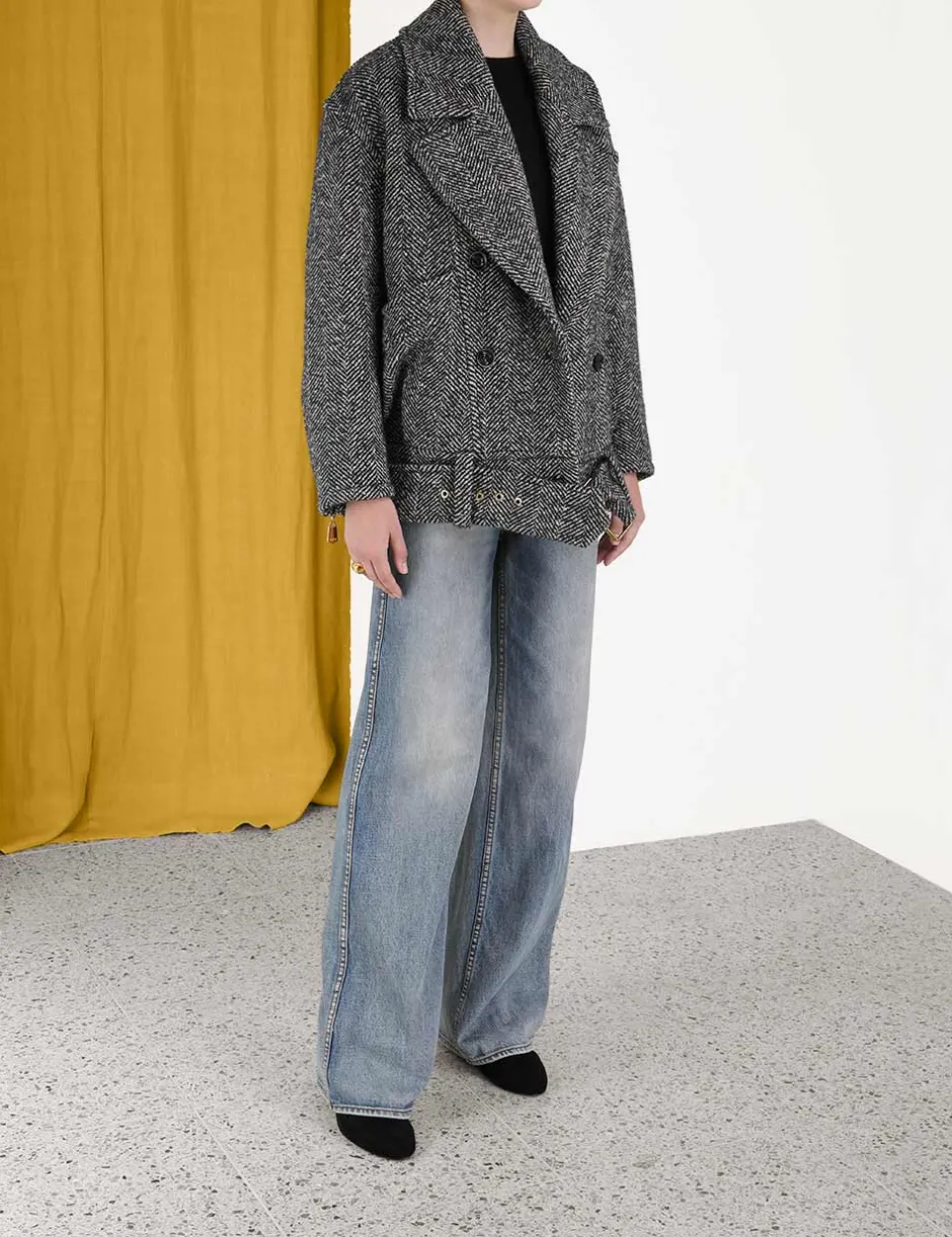 Outlet ZIMMERMANN Lyrical Oversized Biker Jacket