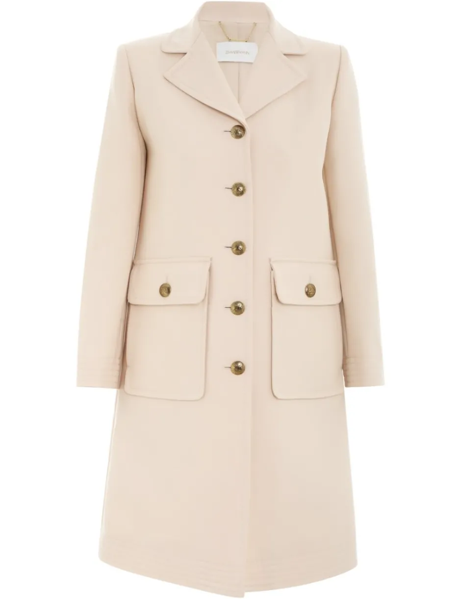 Sale ZIMMERMANN Lyrical Patch Pocket Coat
