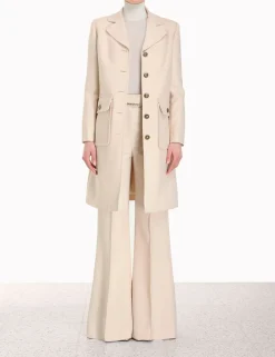 Sale ZIMMERMANN Lyrical Patch Pocket Coat