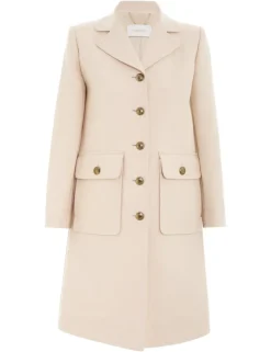 Sale ZIMMERMANN Lyrical Patch Pocket Coat