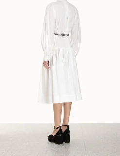 Sale ZIMMERMANN Lyrical Scarf Tie Shirt Dress