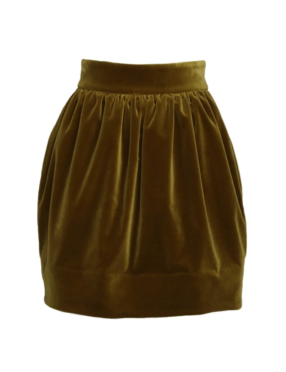 Outlet ZIMMERMANN Lyrical Velvet Mini Skirt