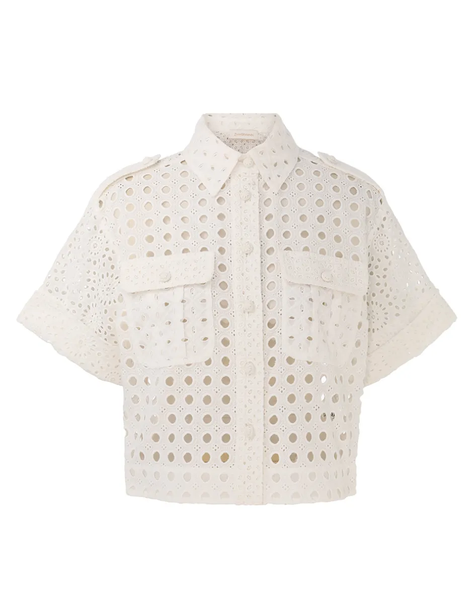 New ZIMMERMANN Matchmaker Anglaise Shirt