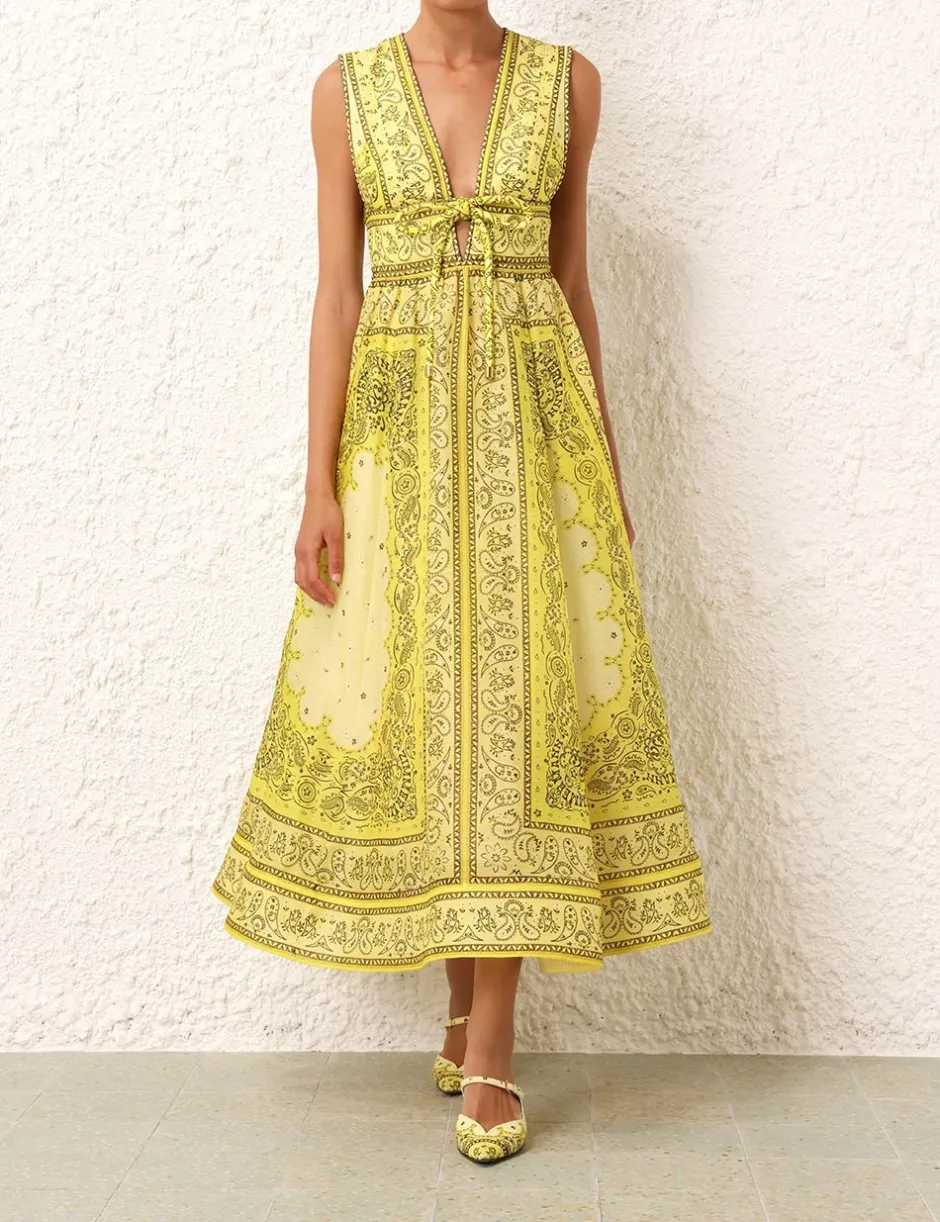 Best ZIMMERMANN Matchmaker Bow Long Dress
